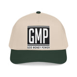 GMP 'God Money Power' Mid-Profile Baseball Cap — Embroidered Logo Snapback