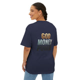 God Money Power Tee — Graphic Oversized Boxy Shirt