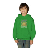 GMP GOD Youth Hoodie — "Money Power" Graphic Pullover