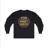 God Money Power Long Sleeve Tee