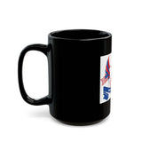 Inspirational 'God Money Power' Black Mug — Patriotic Faith & Prosperity Coffee Cup