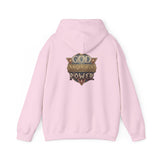 God Money Power Hoodie — Vintage Emblem Graphic Hooded Sweatshirt