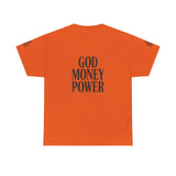 God Money Power T-Shirt — Bold Faith & Hustle Graphic Tee
