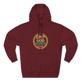GMP God Money Power Hoodie — Retro Laurel Crest Graphic Hoodie