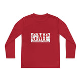 GMP 'God Money Power' Youth Long Sleeve Tee - Red Logo