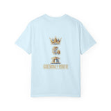 God Money Power T-Shirt — Crown & Coins Faith-Inspired Graphic Tee