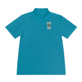 Money Power Polo — Men's White Sport Polo with 'GMP Money Power' Gold Dice Emblem