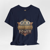 God Money Power Graphic Tee