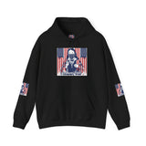 Patriotic Boxer Dog Hoodie — 'God, Money, Power' Americana Pullover