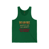 Put God First Hustle Tank — Inspirational Faith & Motivation Tank Top