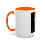 Angel Of Death Grim Reaper Black Accent Coffee Mug — Dark Gothic Scythe Design (11/15oz)