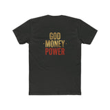 God Money Power Tee — Retro Palm Jesus Graphic T-Shirt