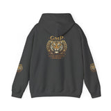GMP "God Money Power" Tiger Crest Hoodie — Luxury Streetwear Sweatshirt