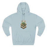 God Power Hoodie — Retro 3D Faith Graphic Fleece Hoodie
