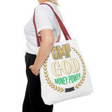 GMP GOD Money Power Tote Bag — Bold Financial Empowerment Canvas Tote