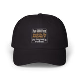 Dad Cap — "Hustle For The Money" Embroidered Classic Baseball Hat