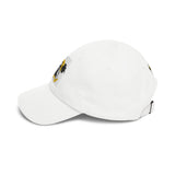 Dad Cap – Vintage Surf Skeleton with Palm Trees Embroidered Hat