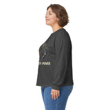 God Money Power Long Sleeve Tee — Inspirational Faith & Prosperity Graphic Shirt