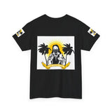 Beach Vibes Tee — Palm Trees & Sunset Graphic T-Shirt