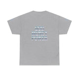 God Money Power Graphic Tee — Blue Anime Design