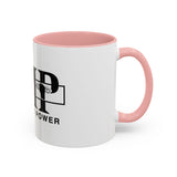 GMP "God Money Power" Accent Coffee Mug — Bold Black Scripture-Inspired Design (11/15oz)