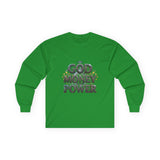 God Money Power Long Sleeve Tee
