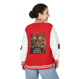 Tiger 'God Money Power' Letterman Jacket