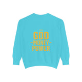 GMP "God Money Power" Sweatshirt — Gold Foil Graphic Crewneck