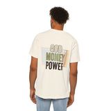 God Money Power T-Shirt — Faith & Success Graphic Tee