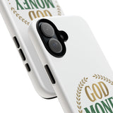 Phone Case — "God Money Power" Inspirational Religious Design