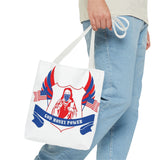 Tote Bag — Patriotic 'God Money Power' Religious Graphic Tote