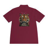 Tiger Crest Polo — 'God • Money • Power' Men's Sport Shirt