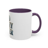 God Money Power Accent Coffee Mug - Inspirational Faith & Prosperity Ceramic Mug (11/15oz)