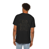 God Money Power T-Shirt — Bold Typography Faith & Hustle Tee