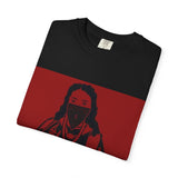 Jesus with Mask T-Shirt — "God Money Power" Graphic Tee