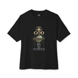 God Money Power Tee — Graphic Oversized Boxy Shirt