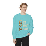 Sweatshirt — G.M.P. Gold Logo "God Money Power" Casual Graphic Sweatshirt