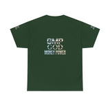 GMP GOD Money Power Tee — Metallic Logo Graphic T-Shirt