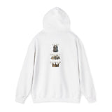 God Money Power- King Crown Hoodie — Vintage Lion & Regal Emblem Graphic