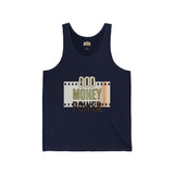 God Money Power Tank Top – Inspirational Faith & Hustle Graphic Tank