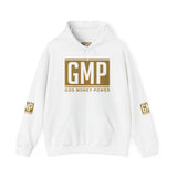 GMP "God Money Power" Hoodie — Gold Logo Pullover