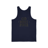 God Money Power Tank Top — Bold Inspirational Faith & Hustle Graphic Tank