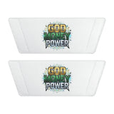 Slide Sandals — 'Good Money Power' Graphic Pool Slides