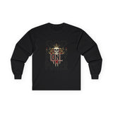 God Money Power- Skull Ultra Cotton Long Sleeve Tee