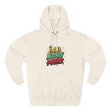 God Money Power Hoodie — Graphic Fleece Pullover with Crown Logo