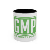 GMP Coffee Mug — God Money Power Inspirational Accent Mug (11/15oz)