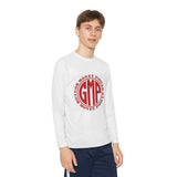 Youth Long Sleeve Tee — "GMP" God Money Power Logo Athletic Shirt