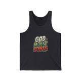 God Money Power Tank Top — Faith & Hustle Graphic Tank