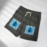 God Money Power Graphic Sweat Shorts — Garment-Dyed Lightweight Fleece