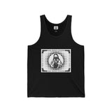Jesus Money Graphic Tank - Vintage Dollar Note Design